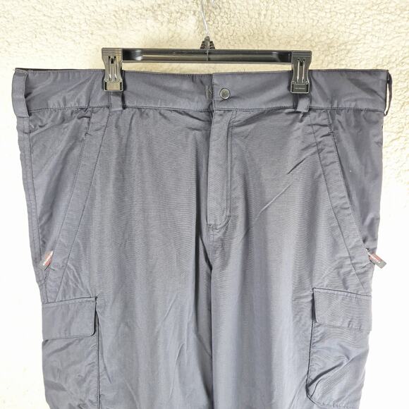 Obermeyer Mens Ski Pants Black Sz XL Short Outdoors Winter Insulated Waterproof - Picture 11 of 15